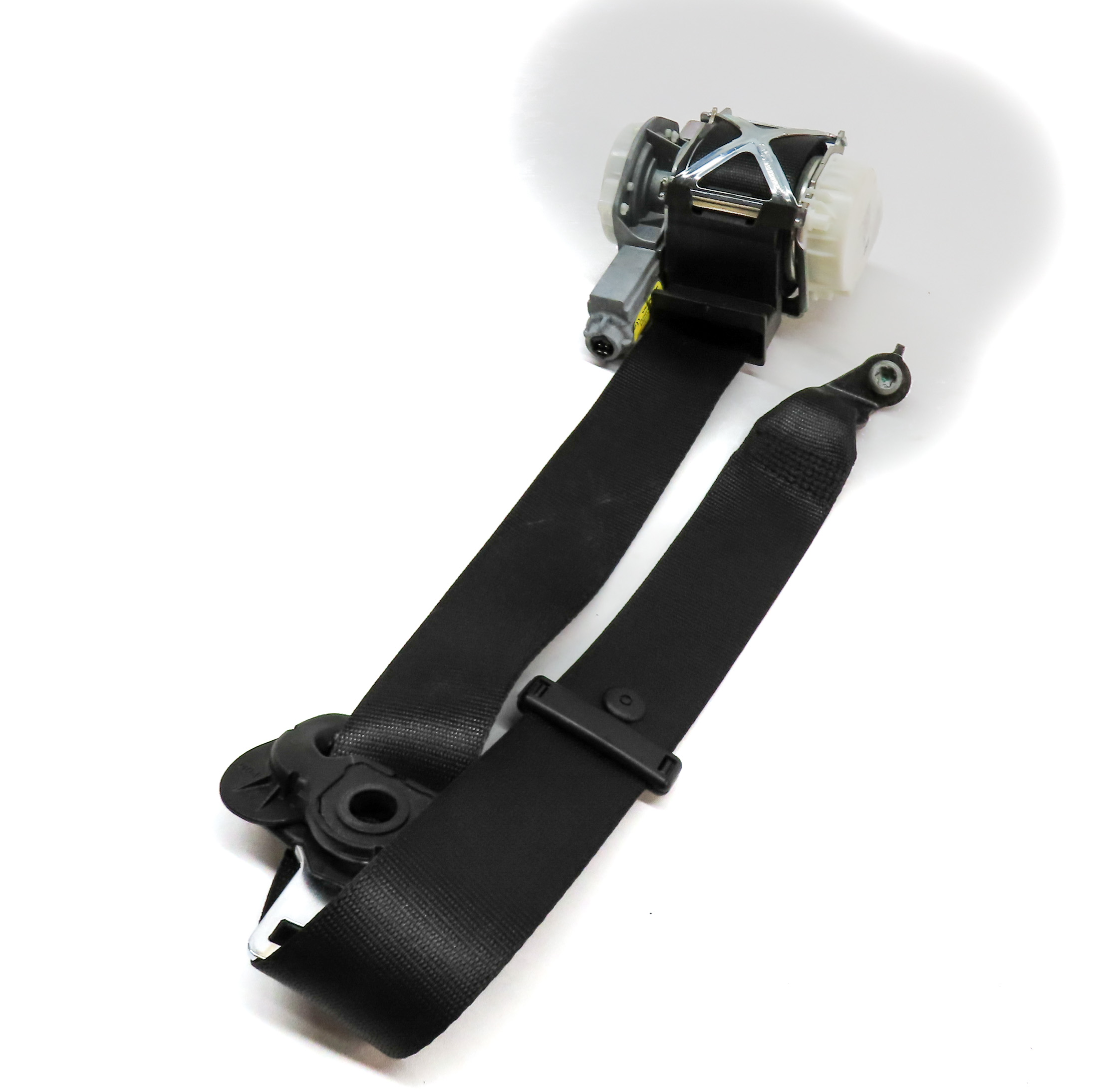 14-19 BMW 3 4 SERIES (F30 F32 F34) RIGHT PASSENGER SEATBELT RETRACTOR (Black) — exact item pictured